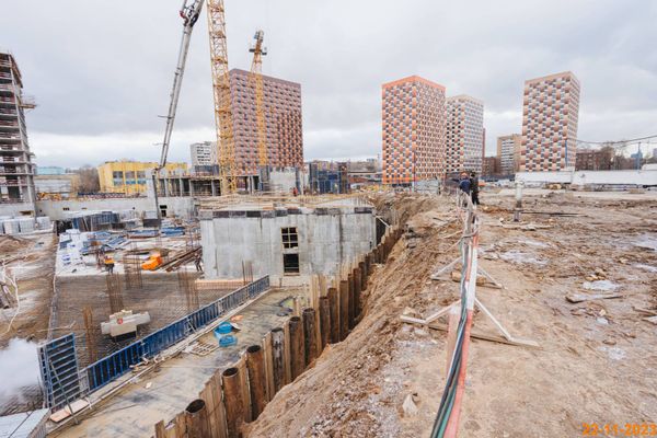 Ход строительства ЖК «Большая Академическая 85» за Ноябрь 2023 г., фото №5