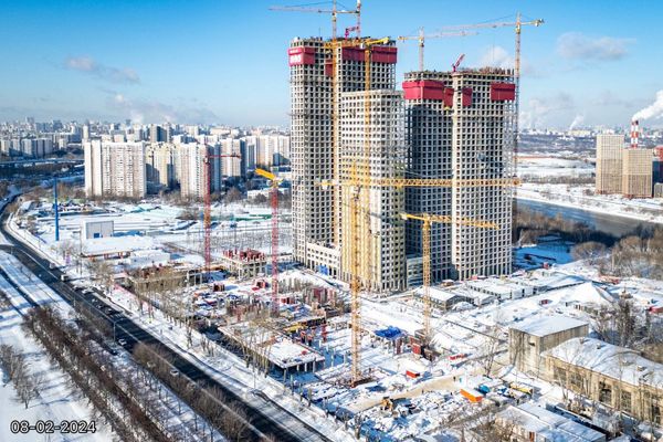 Ход строительства ЖК «Вейв» за Февраль 2024 г., фото №5