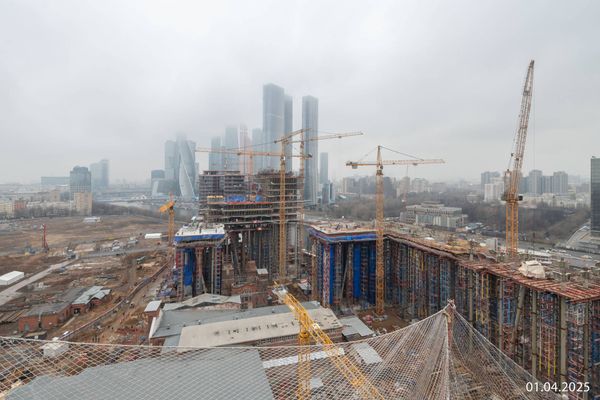 Ход строительства ЖК «Бадаевский» за Апрель 2025 г., фото №2