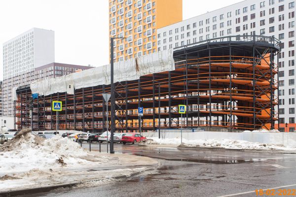 Ход строительства ЖК «Саларьево парк» за Февраль 2022 г., фото №2