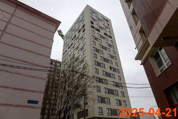 Ход строительства ЖК «Юнино» за Апрель 2025 г., фото №2