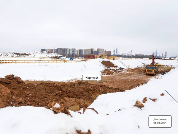 Ход строительства ЖК «Подольские Кварталы» за Март 2024 г., фото №2