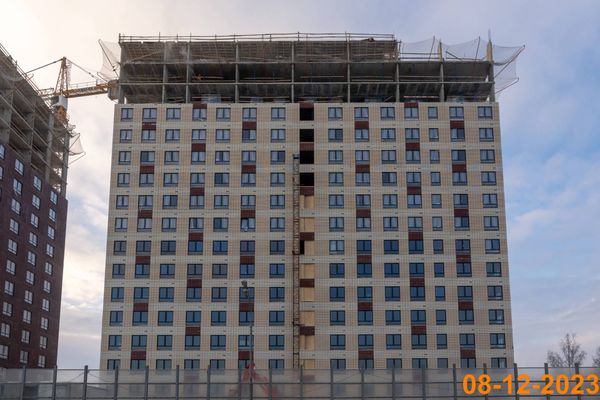 Ход строительства ЖК «Юнино» за Декабрь 2023 г., фото №4