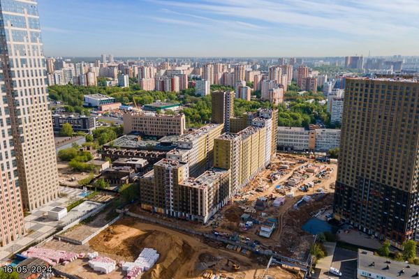Ход строительства ЖК «Дмитровское небо» за Май 2024 г., фото №3