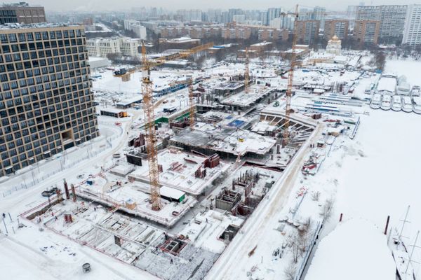Ход строительства ЖК «Ривер Парк Коломенское» за Январь 2022 г., фото №2