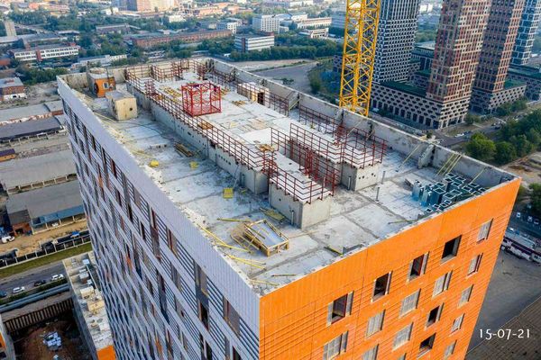 Ход строительства ЖК «Амурский парк» за Июль 2021 г., фото №4