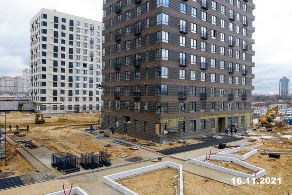 Ход строительства ЖК «Холланд парк» за Ноябрь 2021 г., фото №2