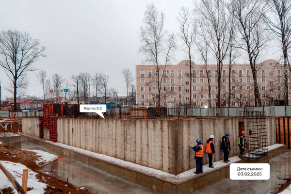 Ход строительства ЖК «Ольховый Квартал» за Февраль 2025 г., фото №3