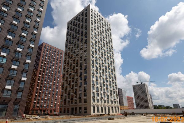Ход строительства ЖК «Волжский парк» за Июль 2023 г., фото №4