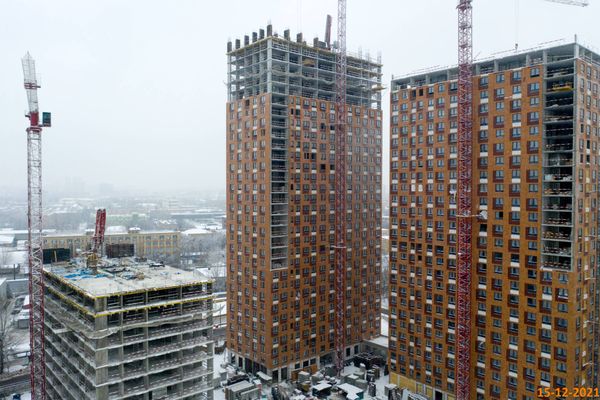 Ход строительства ЖК «Перовское 2» за Декабрь 2021 г., фото №4