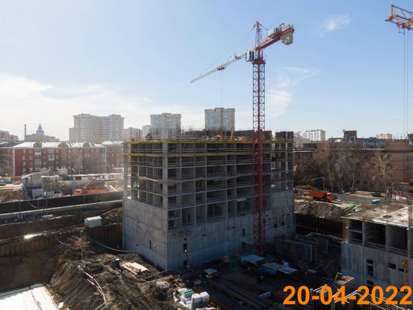 Ход строительства ЖК «Барклая 6» за Апрель 2022 г., фото №2