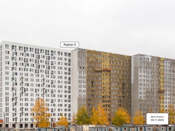 Ход строительства ЖК «Молжаниново» за Ноябрь 2023 г., фото №4