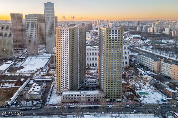 Ход строительства ЖК «Дмитровское небо» за Март 2024 г., фото №5