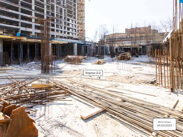 Ход строительства ЖК «Верейская 41» за Апрель 2023 г., фото №4