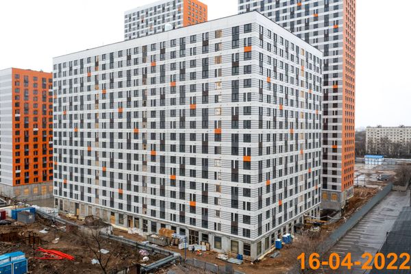 Ход строительства ЖК «Амурский парк» за Апрель 2022 г., фото №2