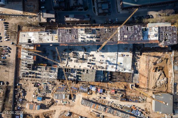 Ход строительства ЖК «Дмитровское небо» за Апрель 2023 г., фото №5