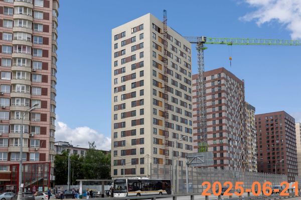 Ход строительства ЖК «Юнино» за Июнь 2025 г., фото №3