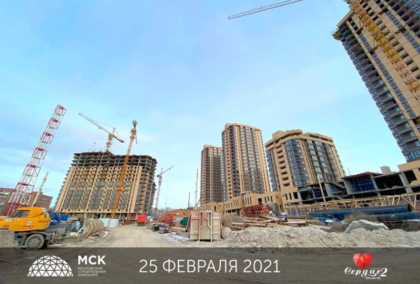 Ход строительства ЖК «Сердце Ростова 2» за Март 2021 г., фото №4