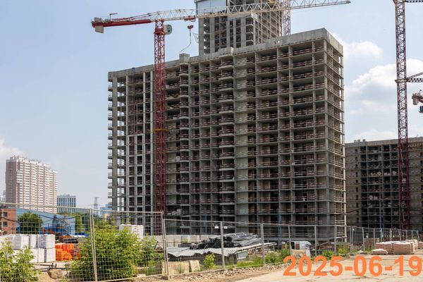 Ход строительства ЖК «Москворечье» за Июнь 2025 г., фото №4
