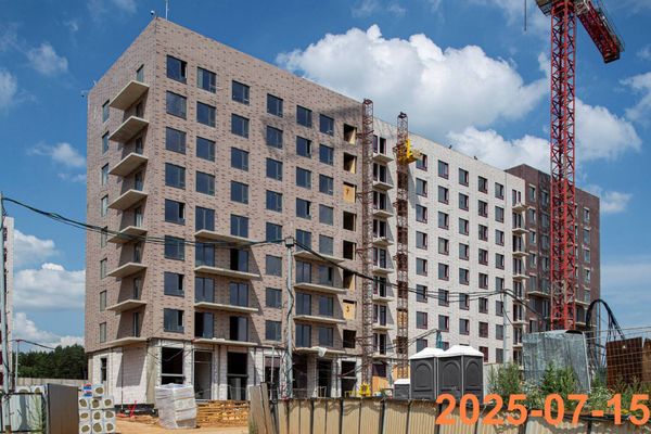 Ход строительства ЖК «Середневский лес» за Июль 2025 г., фото №2