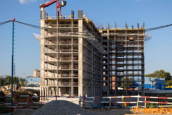 Ход строительства ЖК «Москворечье» за Август 2024 г., фото №5