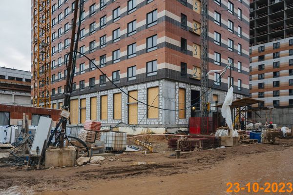 Ход строительства ЖК «Сигнальный 16» за Октябрь 2023 г., фото №3