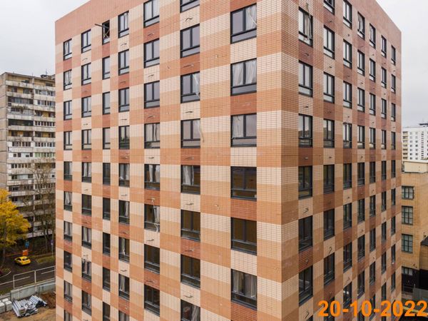 Ход строительства ЖК «Большая Академическая 85» за Октябрь 2022 г., фото №2