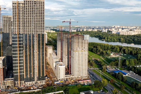 Ход строительства ЖК «Вейв» за Август 2024 г., фото №4