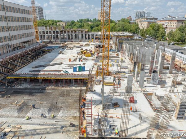 Ход строительства ЖК «Петровский парк II» за Июль 2023 г., фото №4