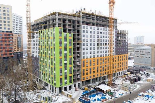 Ход строительства ЖК «Волжский парк» за Декабрь 2020 г., фото №2