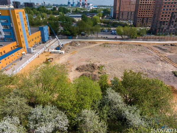 Ход строительства ЖК «Варшавские ворота» за Май 2023 г., фото №3