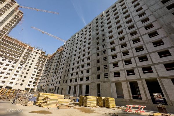 Ход строительства ЖК «Дмитровское небо» за Сентябрь 2023 г., фото №5