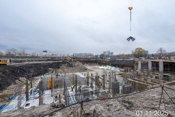 Ход строительства ЖК «Адмирал» за Ноябрь 2025 г., фото №4