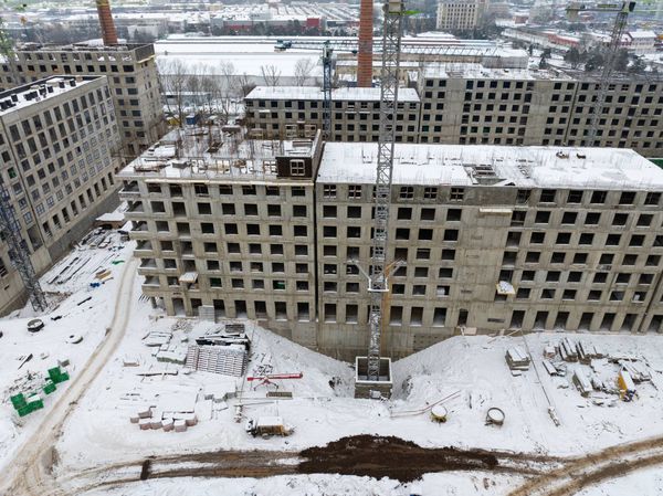Ход строительства ЖК «Патрики» за Январь 2026 г., фото №2