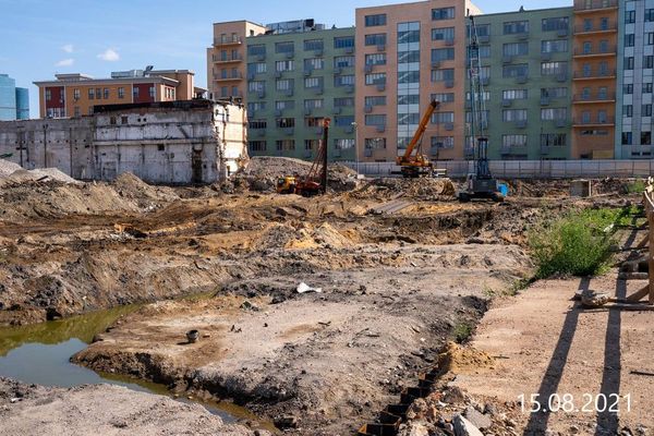 Ход строительства ЖК «Барклая 6» за Август 2021 г., фото №2