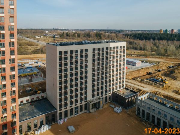 Ход строительства ЖК «Зелёный парк» за Апрель 2023 г., фото №4