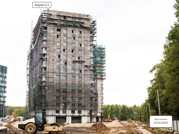 Ход строительства ЖК «Тропарево Парк» за Октябрь 2022 г., фото №3