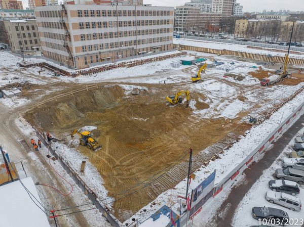 Ход строительства ЖК «Петровский парк II» за Март 2023 г., фото №4