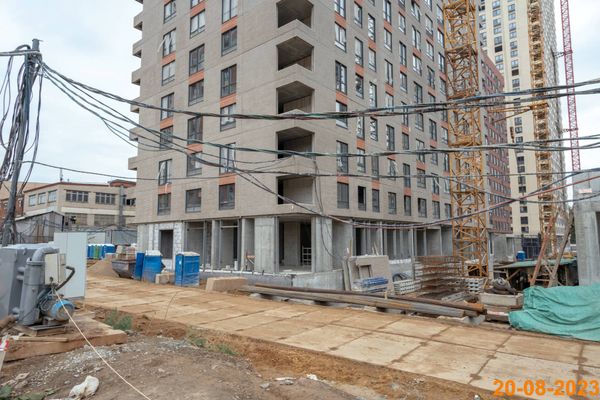 Ход строительства ЖК «Руставели 14» за Август 2023 г., фото №4