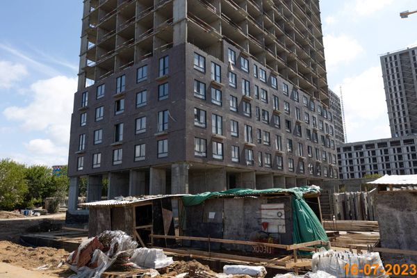 Ход строительства ЖК «Первый Дубровский» за Июль 2023 г., фото №2