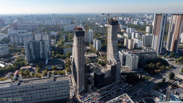 Ход строительства ЖК «Обручева 30» за Октябрь 2025 г., фото №3