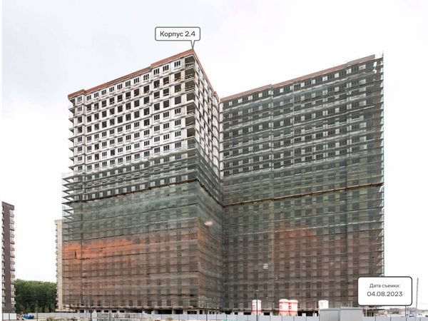 Ход строительства ЖК «Тропарево Парк» за Август 2023 г., фото №2
