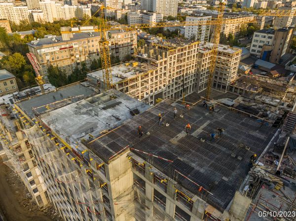 Ход строительства ЖК «Петровский парк II» за Октябрь 2023 г., фото №5