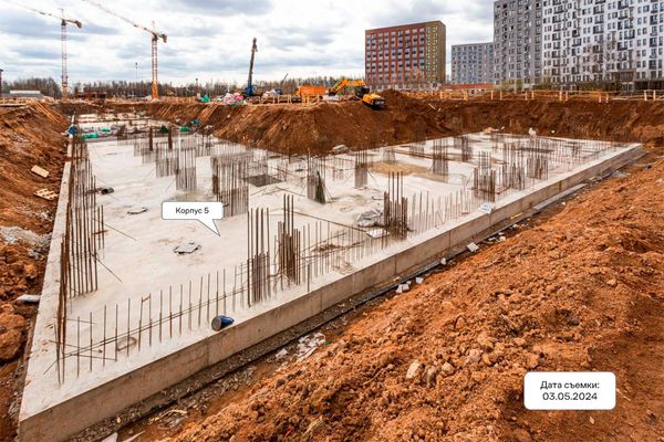 Ход строительства ЖК «Молжаниново» за Май 2024 г., фото №5