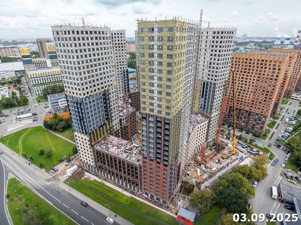 Ход строительства ЖК «Варшавские ворота» за Сентябрь 2025 г., фото №2