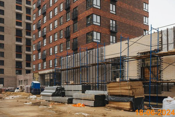 Ход строительства ЖК «Руставели 14» за Июнь 2024 г., фото №3