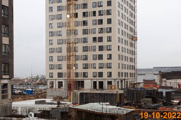 Ход строительства ЖК «Кавказский бульвар 51» за Октябрь 2022 г., фото №4