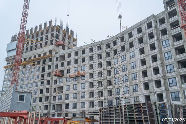 Ход строительства ЖК «Варшавские ворота» за Январь 2025 г., фото №5