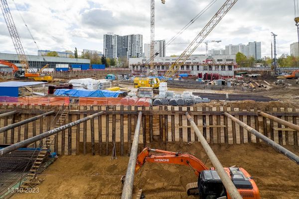 Ход строительства ЖК «Обручева 30» за Октябрь 2023 г., фото №5