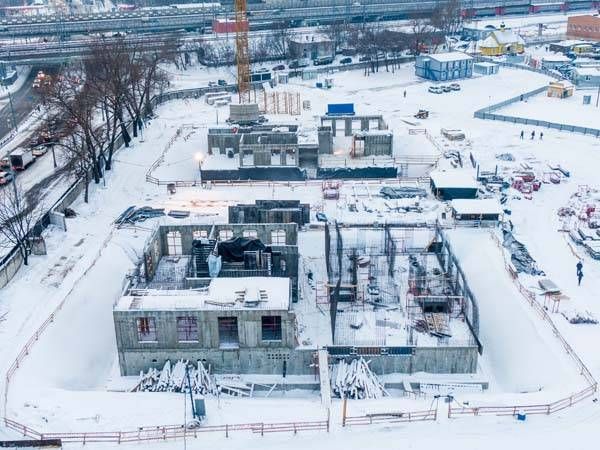 Ход строительства ЖК «Большая Академическая 85» за Январь 2021 г., фото №2